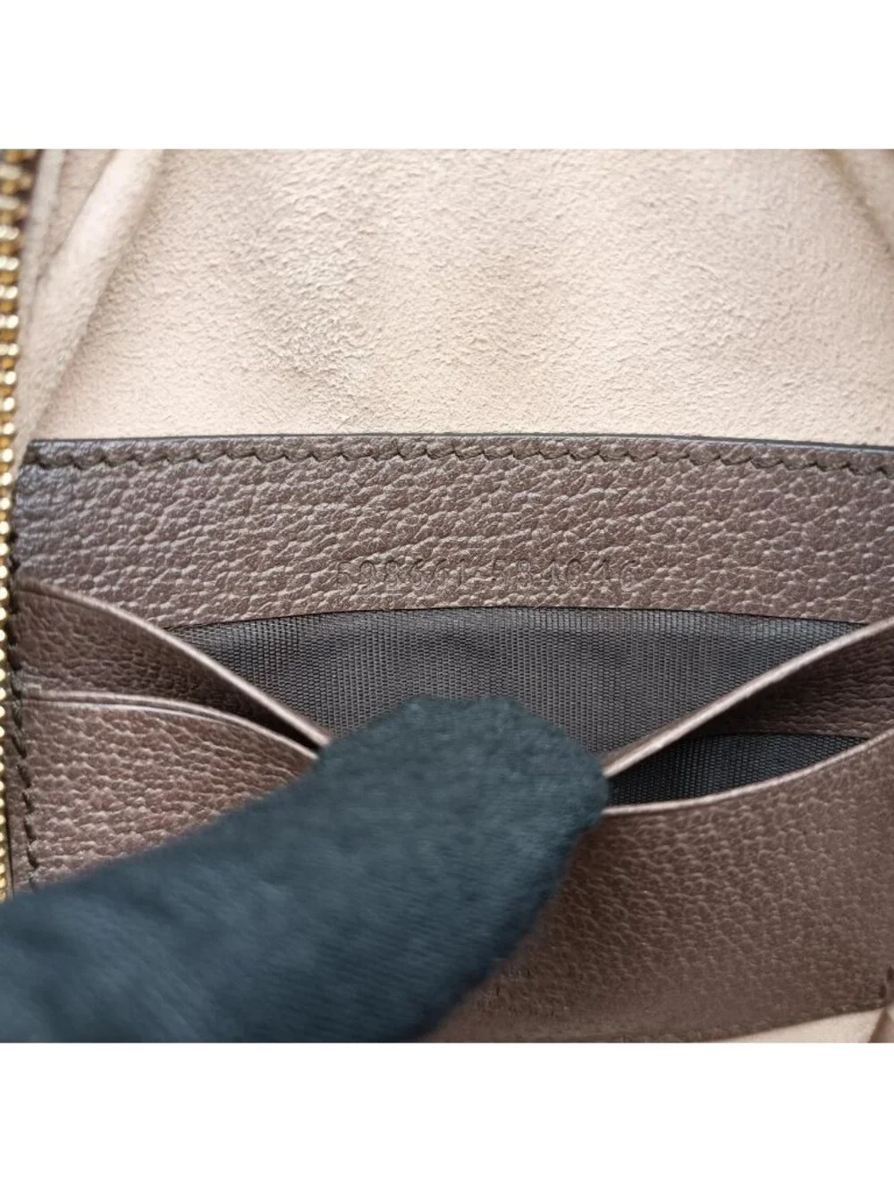 Gucci Ophidia Brown Beige Multi Canvas Leather Backpack